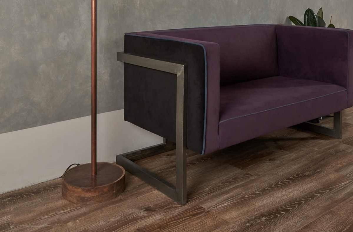 Кварцвиниловый SPC ламинат Vinilam Allure ISOCORE Дуб дымчатый I966101 1210×220×7,5 фото в интерьере