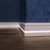 Плинтус МДФ под покраску Evrowood PN 100 Led с подсветкой 2000×100×16