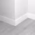 Плинтус Alpine Floor Grand Sequoia Белый Матовый SK 11-00 2200×80×11 фото в интерьере