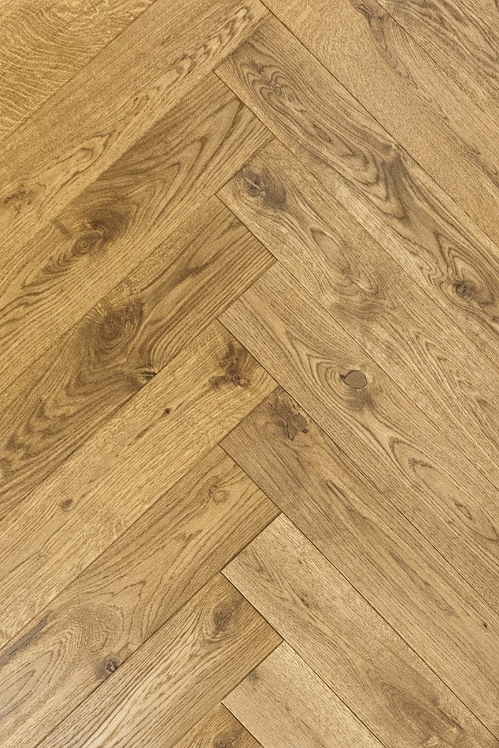 Инженерная доска Gran Parte Дуб Весенний классик венгерская елка 550×110×15