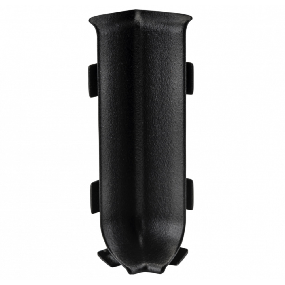 Угол пластиковый внутренний для плинтуса Bonkeel ПЛ80 черный 2 шт/уп