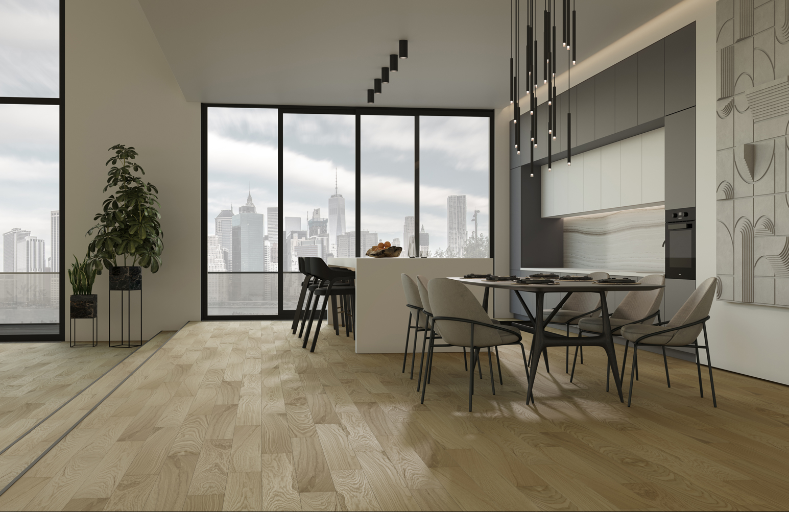 Композитная паркетная доска Quartz Parquet Классик Дуб тоскана 407 400-1220×152×5 фото в интерьере Композитная паркетная доска Quartz Parquet Классик Дуб тоскана 407 400-1220×152×5 фото в интерьере