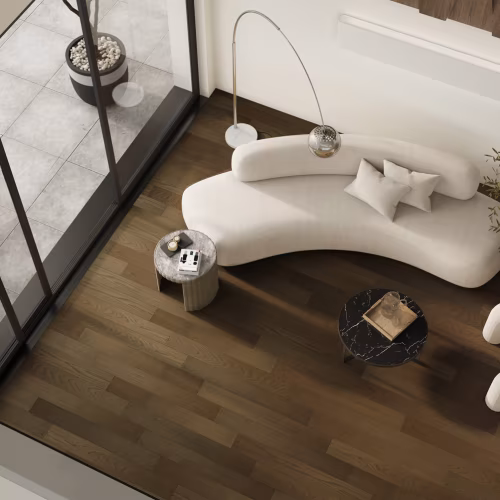 Композитная паркетная доска Quartz Parquet Классик Дуб брауни 413 400-1220×152×5
