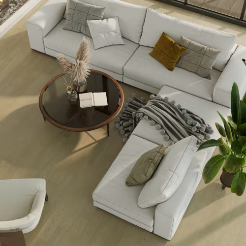 Композитная паркетная доска Quartz Parquet Классик Дуб карельский 419 400-1220×152×5