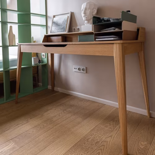 Композитная паркетная доска Quartz Parquet Классик Дуб карельский 419 400-1220×152×7