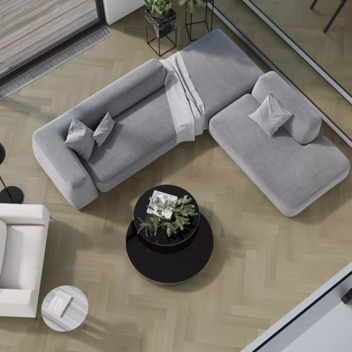 Композитная паркетная доска Quartz Parquet Елка Дуб лимба 33-405 венгерская елка 635×127×5