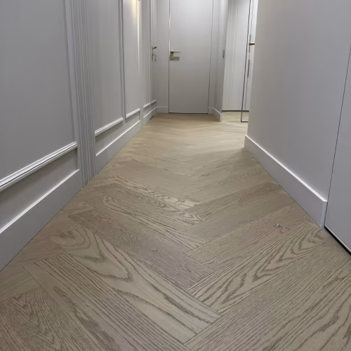 Композитная паркетная доска Quartz Parquet Елка Дуб шампань 33-414 венгерская елка 635×127×5