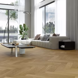 Композитная паркетная доска Quartz Parquet Елка Дуб медовый раф 33-463 венгерская елка 635×127×5