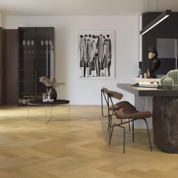 Композитная паркетная доска Quartz Parquet Елка Дуб медовый раф 33-463 венгерская елка 635×127×5