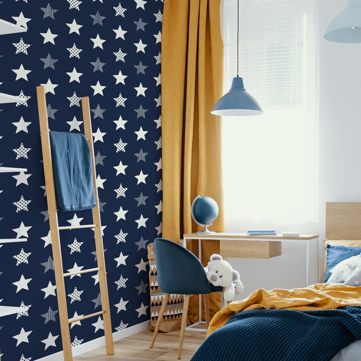 Обои Aura Individuals Superstar 108265 10,05×0,52 фото в интерьере