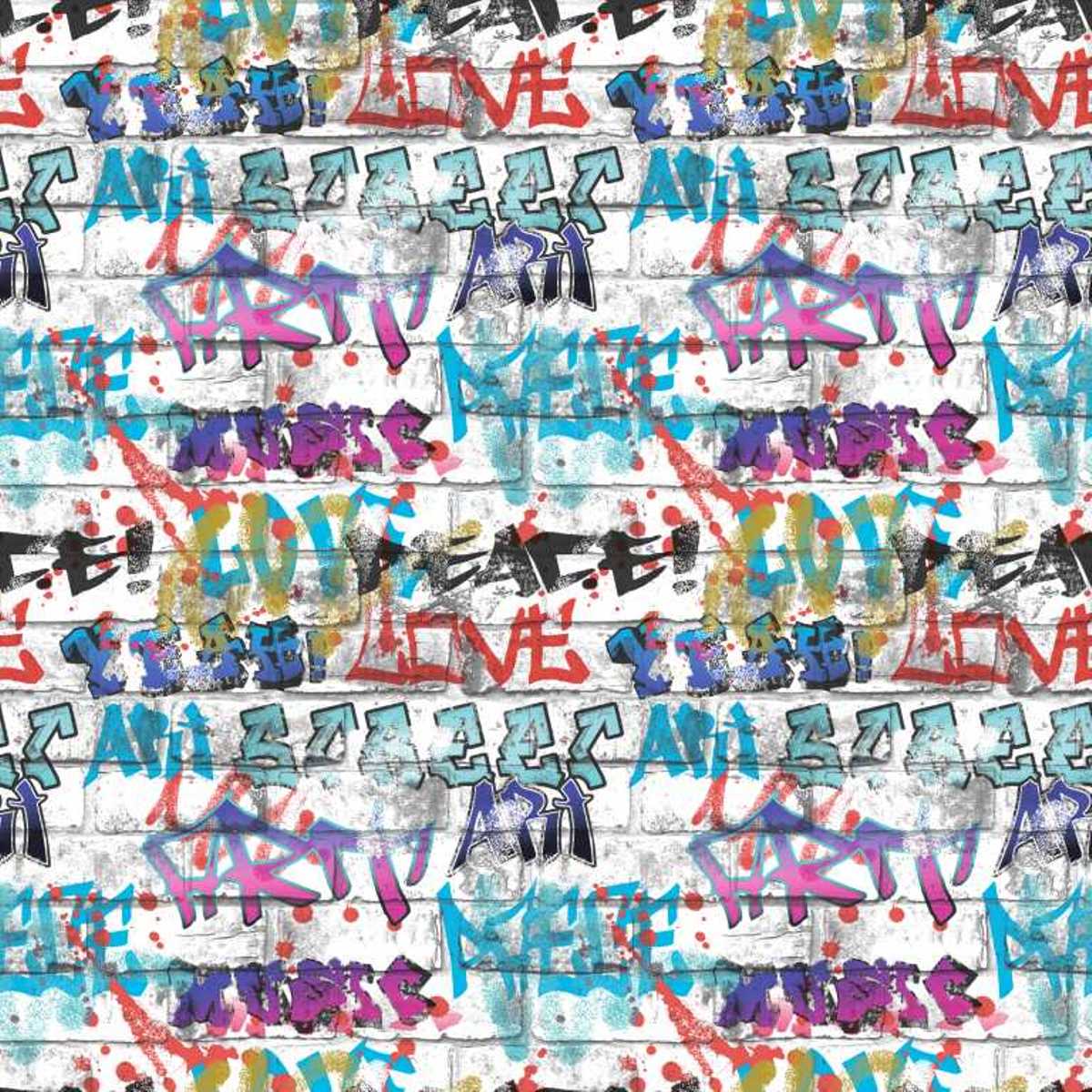 Обои Aura Individuals Graffiti 101686 10,05×0,52 Обои Aura Individuals Graffiti 101686 10,05×0,52