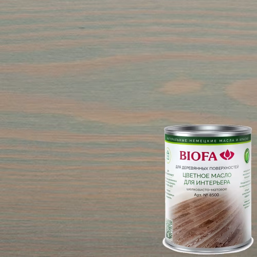 Масло для дерева Biofa 8500 цвет 8535 Сталь 2,5 л