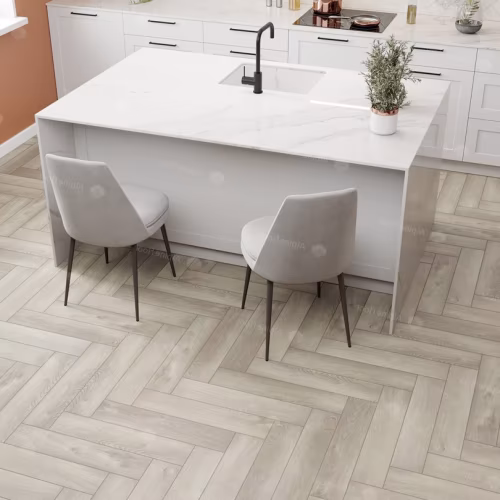 Кварцвиниловая плитка Alpine Floor клеевая Parquet LVT Дуб Фантазия ECO 16-1 венгерская елка 590×118×2,5