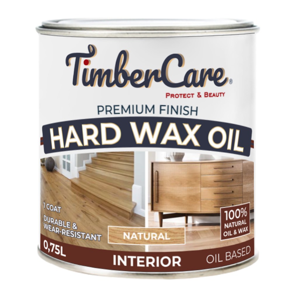 Масло с твердым воском TimberCare Hard Wax Oil цвет Натуральный 350059 0,75 л