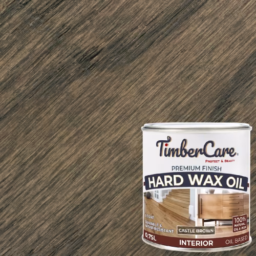 Масло с твердым воском TimberCare Hard Wax Oil цвет Темно-коричневый 350061 0,75 л
