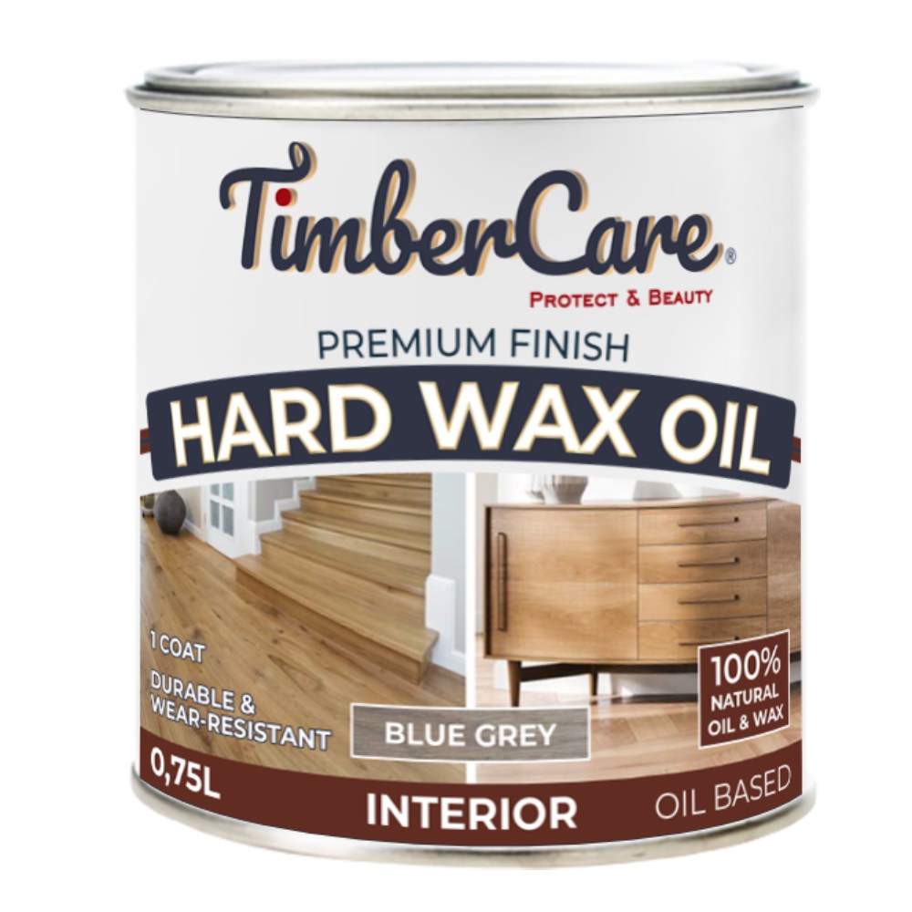 Масло с твердым воском TimberCare Hard Wax Oil цвет Серый холодный 350063 0,75 л