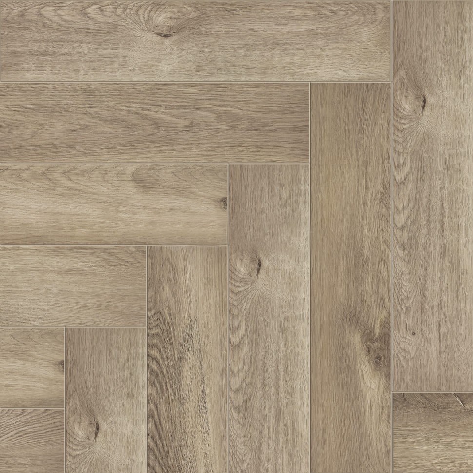 Кварцвиниловая плитка Alpine Floor клеевая Parquet LVT Дуб Натуральный отбеленный ECO 16-5 венгерская елка 590×118×2,5
