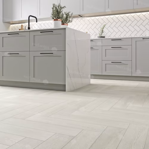 Кварцвиниловая плитка Alpine Floor клеевая Parquet LVT Зимний Лес ECO 16-6 венгерская елка 590×118×2,5