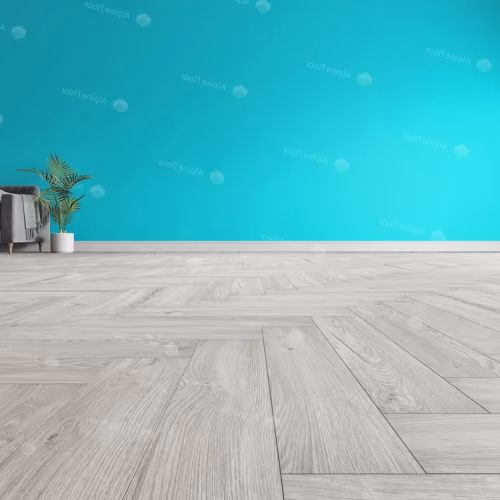 Кварцвиниловая плитка Alpine Floor клеевая Parquet LVT Снежный ECO 16-11 венгерская елка 590×118×2,5