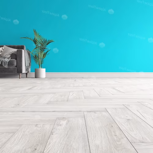 Кварцвиниловая плитка Alpine Floor клеевая Parquet LVT Снежный ECO 16-11 венгерская елка 590×118×2,5