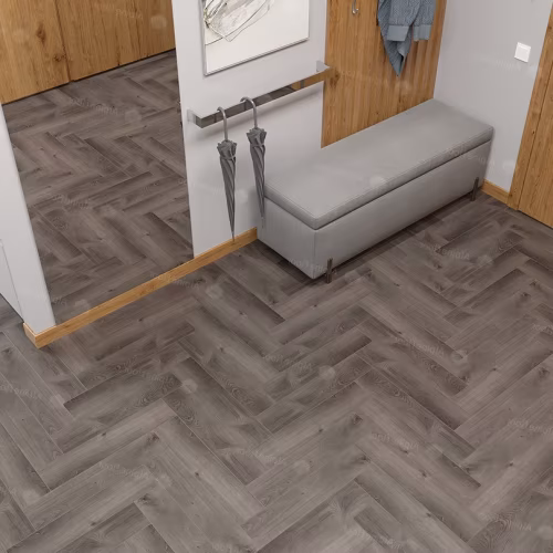 Кварцвиниловая плитка Alpine Floor клеевая Parquet LVT Дуб Мерга ECO 16-13 венгерская елка 590×118×2,5