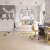 Кварцвиниловая плитка Alpine Floor клеевая Parquet LVT Дуб Медия ECO 16-20 венгерская елка 590×118×2,5 фото в интерьере