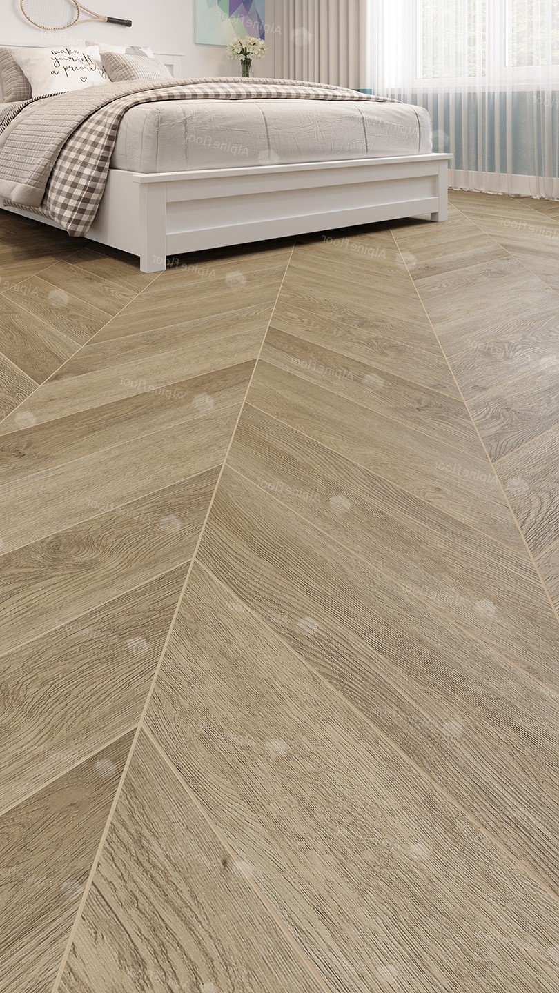 Кварцвиниловый SPC ламинат Alpine Floor Chevron Alpine Дуб Ваниль Селект ECO 18-2 французская елка 600×127×5 фото в интерьере Кварцвиниловый SPC ламинат Alpine Floor Chevron Alpine Дуб Ваниль Селект ECO 18-2 французская елка 600×127×5 фото в интерьере