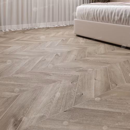 Кварцвиниловый SPC ламинат Alpine Floor Chevron Alpine Дуб Натуральный Отбеленный ECO 18-3 французская елка 600×127×5