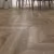 Кварцвиниловый SPC ламинат Alpine Floor Chevron Alpine Дуб Насыщенный ECO 18-4 французская елка 600×127×5 фото в интерьере