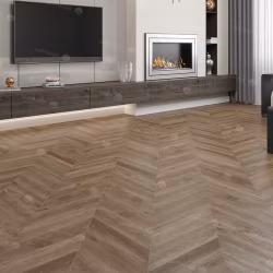 Кварцвиниловый SPC ламинат Alpine Floor Chevron Alpine Макадамия ECO 18-5 французская елка 600×127×5