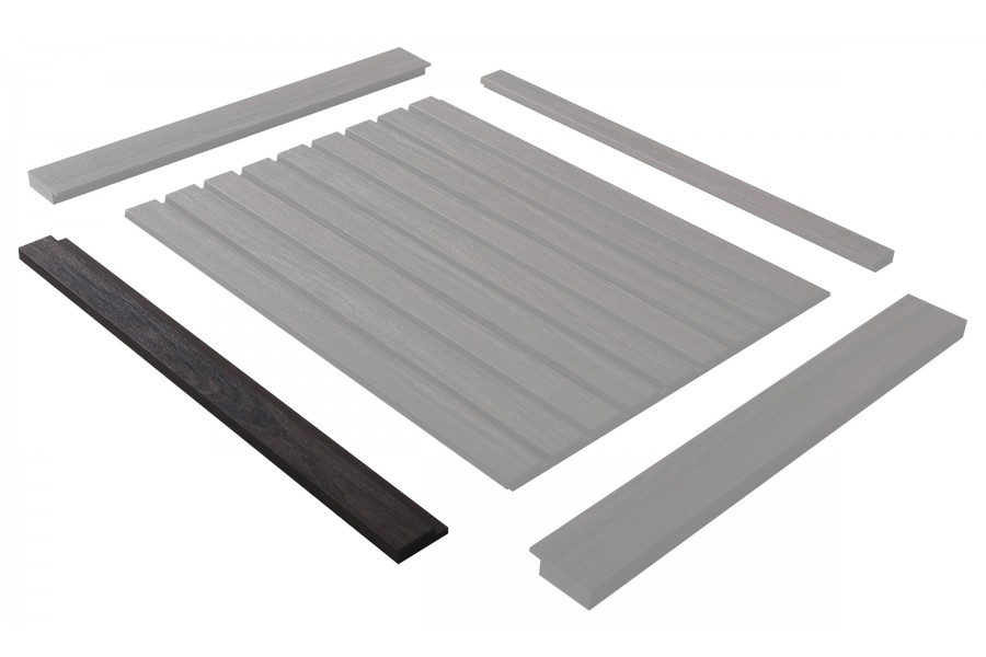 Финишный молдинг Hiwood LF124A BR395 2700×42×12