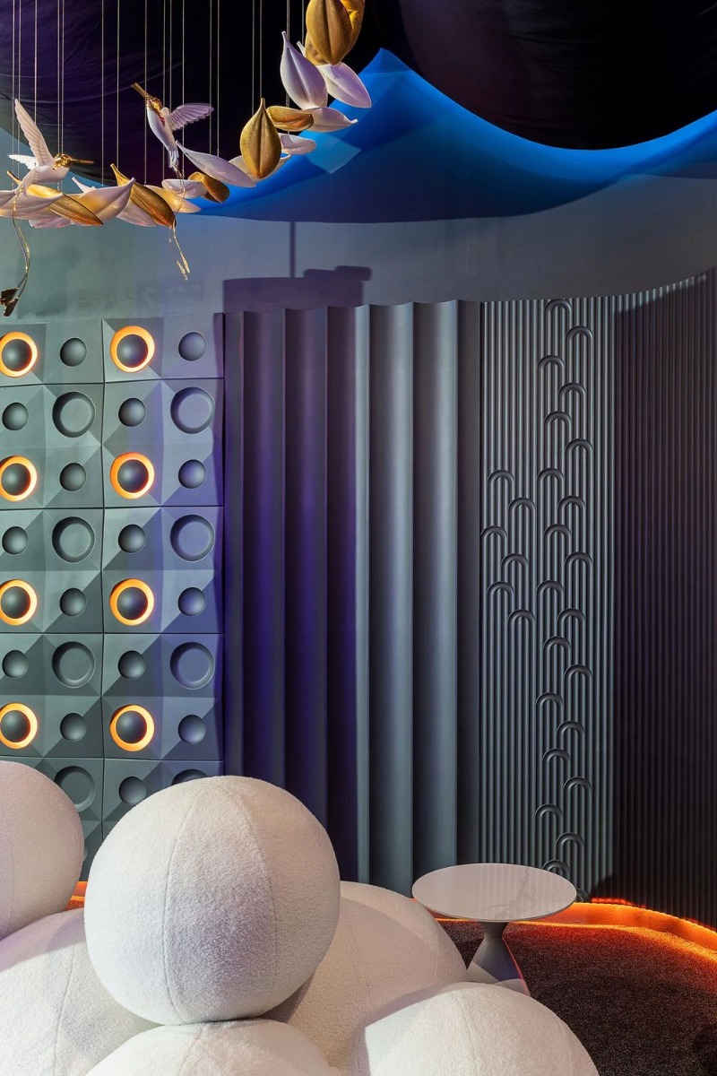 Стеновая панель под покраску Orac Decor W212 Valley Loop 2000×250×12 фото в интерьере