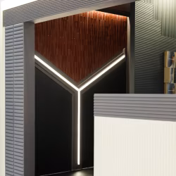 Стеновая панель под покраску Orac Decor WX204 Ripple 2000×250×16