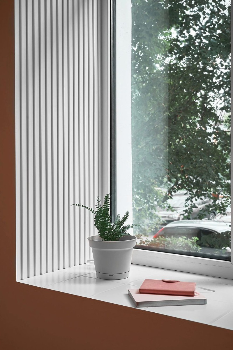 Стеновая панель под покраску Orac Decor WX204 Ripple 2000×250×16 фото в интерьере