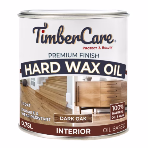 Масло с твердым воском TimberCare Hard Wax Oil цвет Темный дуб 350068 0,75 л