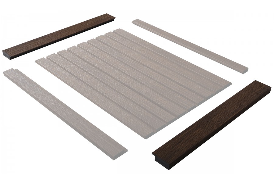 Финишный молдинг Hiwood LF1 BR396 2700×50×17