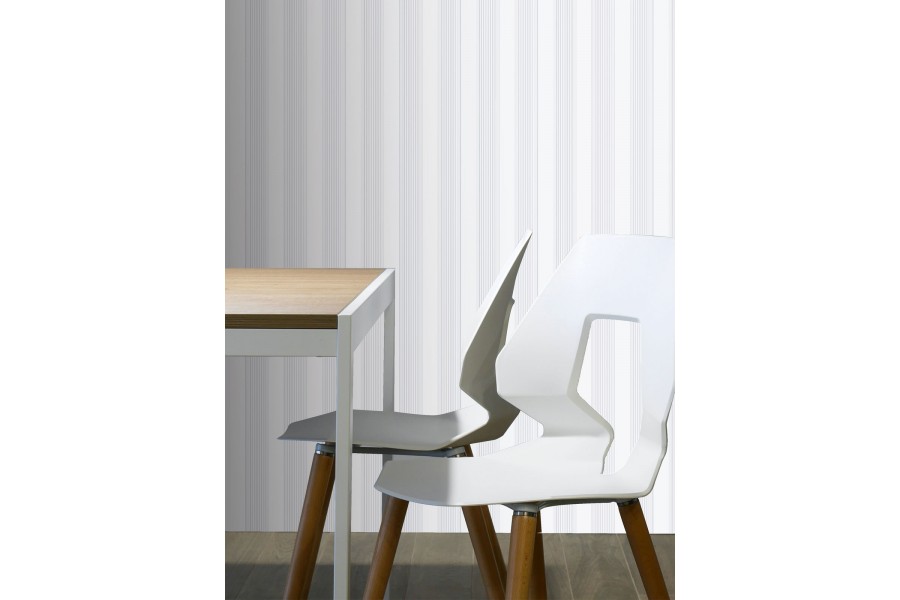 Стеновая панель из полистирола под покраску Hiwood LV123 NP 2700×120×12 фото в интерьере