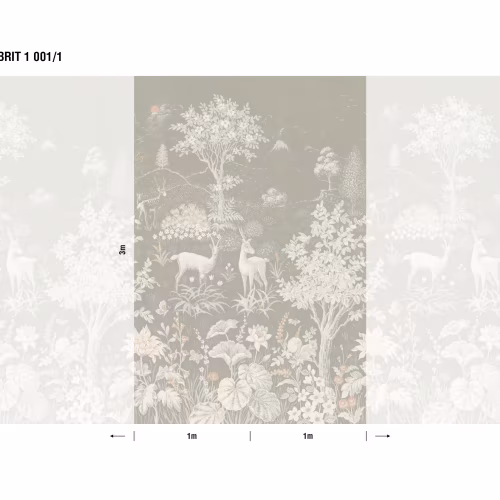 Панно Loymina British Style Forest BRIT 1 001/1 3×2