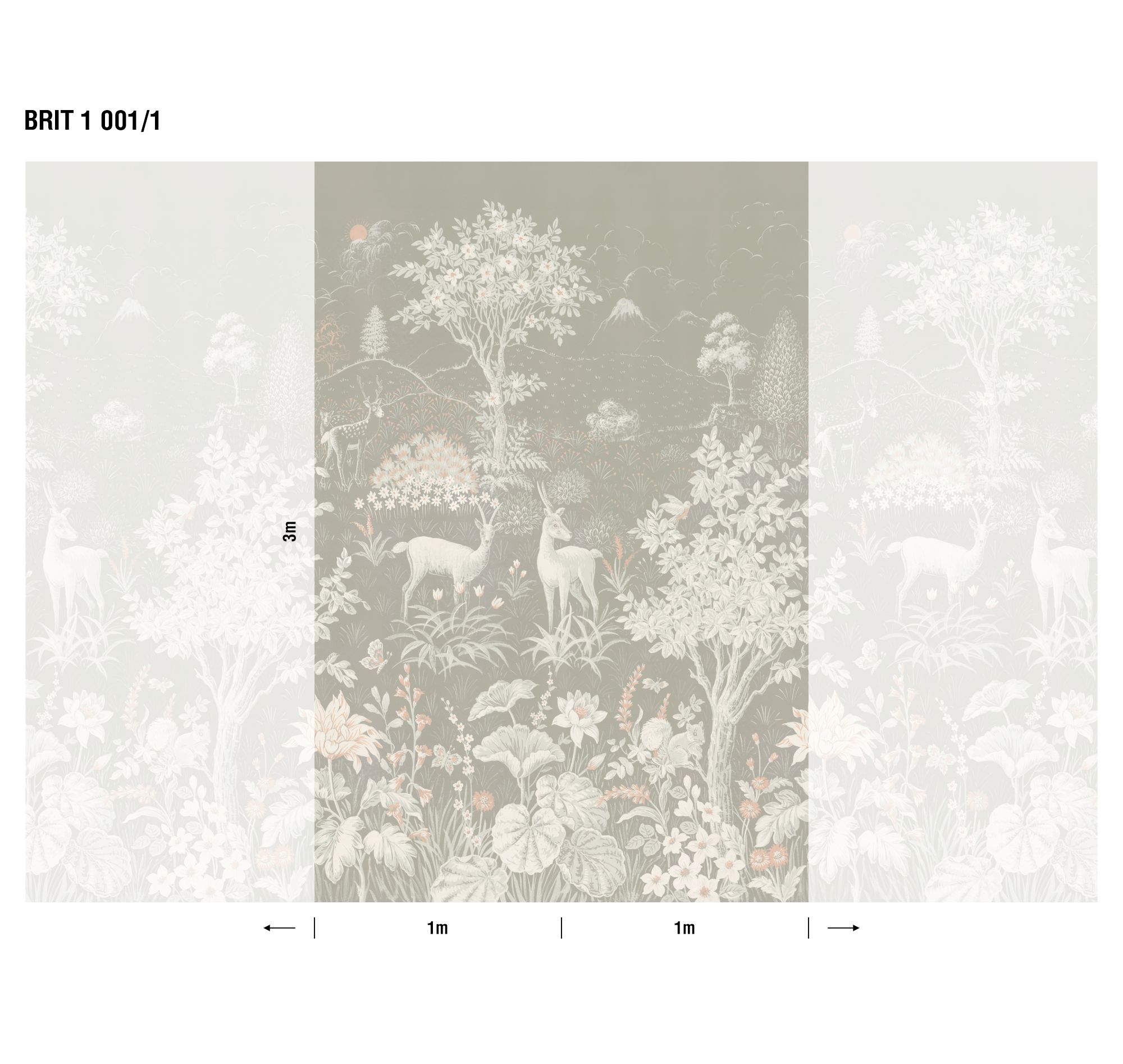 Панно Loymina British Style Forest BRIT 1 001/1 3×2