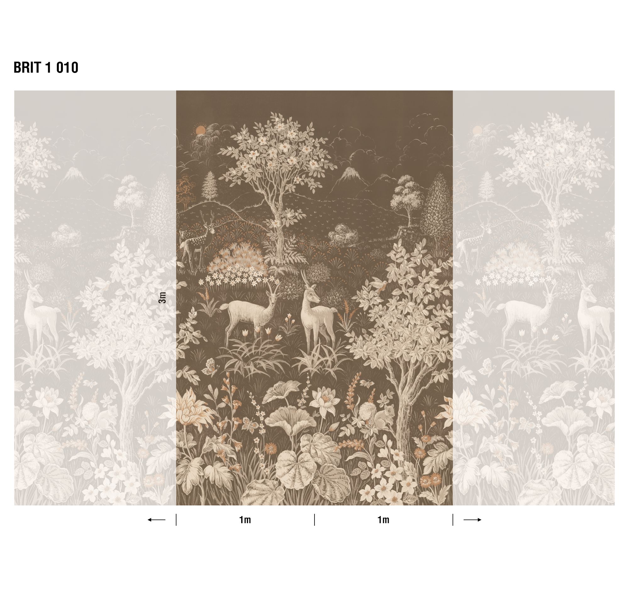 Панно Loymina British Style Forest BRIT 1 010 3×2