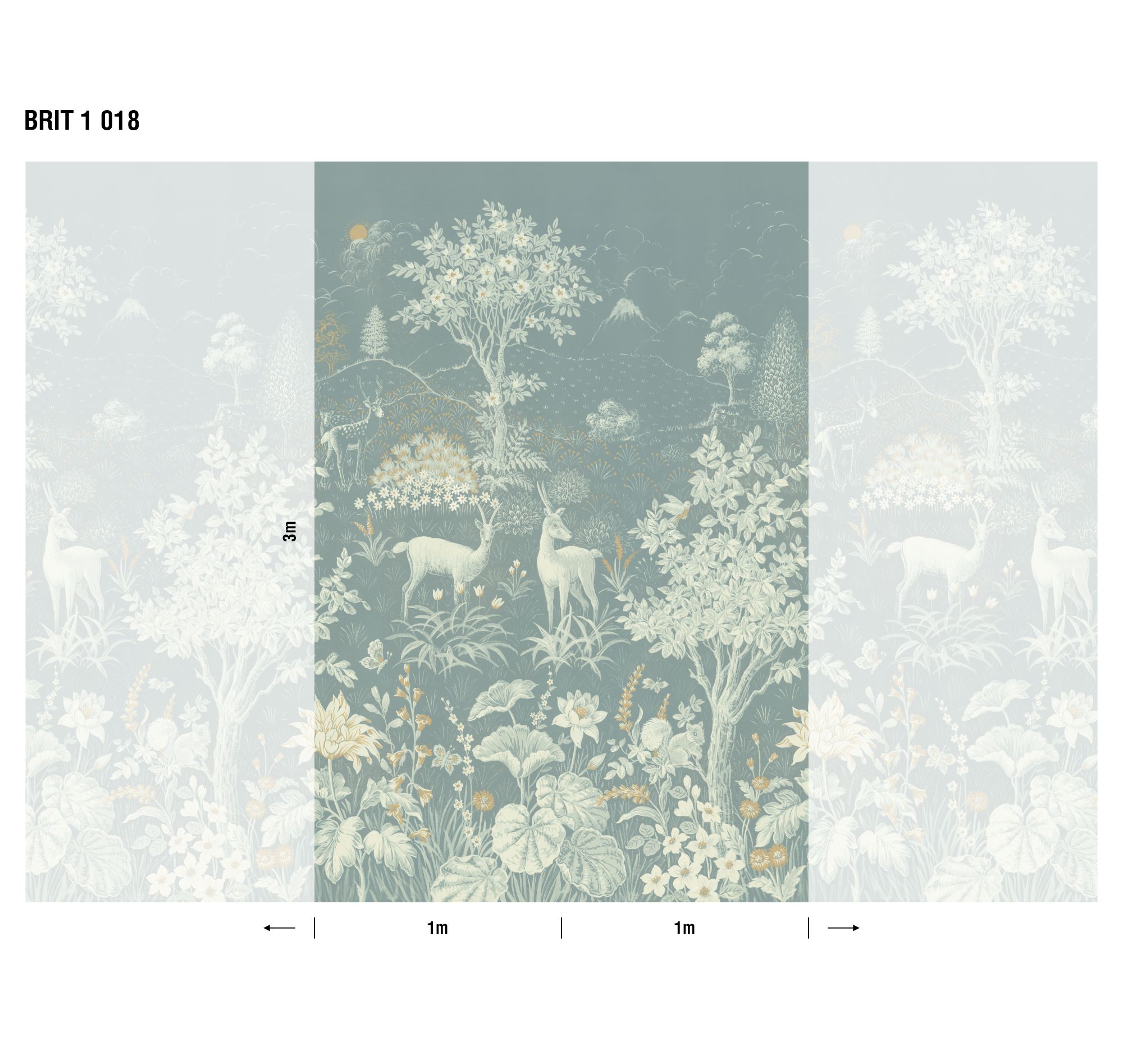 Панно Loymina British Style Forest BRIT 1 018 3×2