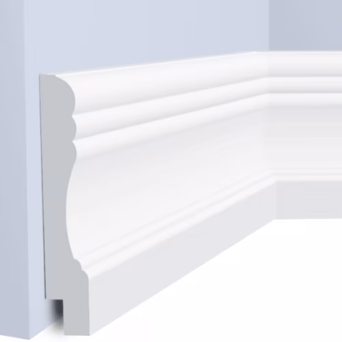 Плинтус под покраску Hiwood W009L 2000×145×25