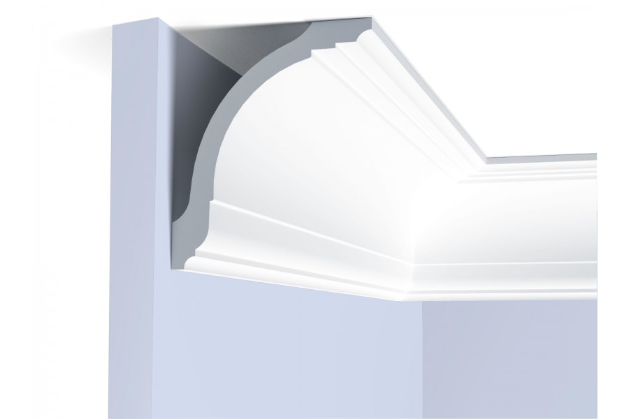 Потолочный плинтус под покраску Hiwood A212 2000×150×150