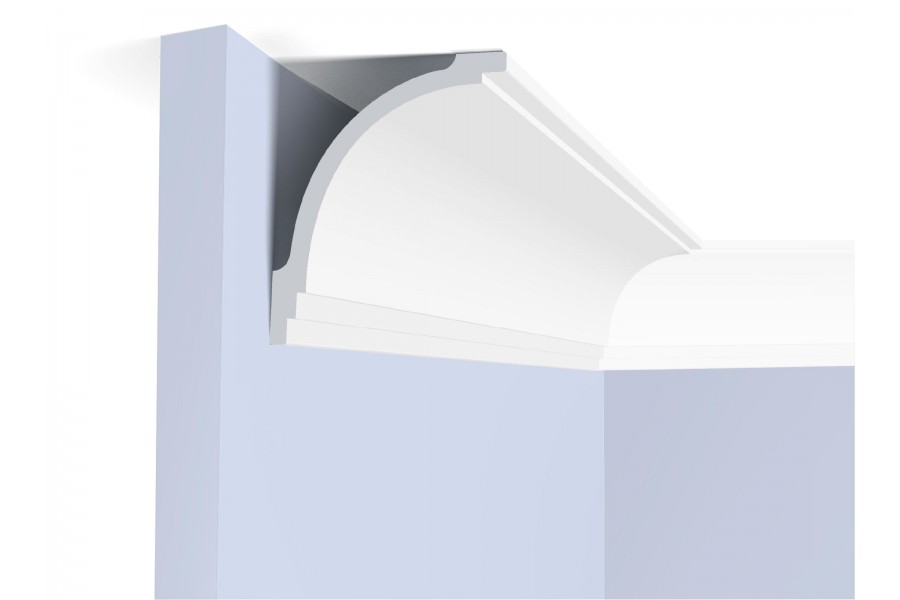 Потолочный плинтус под покраску Hiwood A130V1 2000×83×100