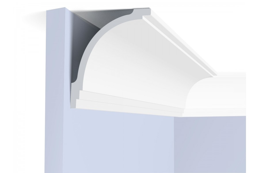 Потолочный плинтус под покраску Hiwood A195 2000×125×150