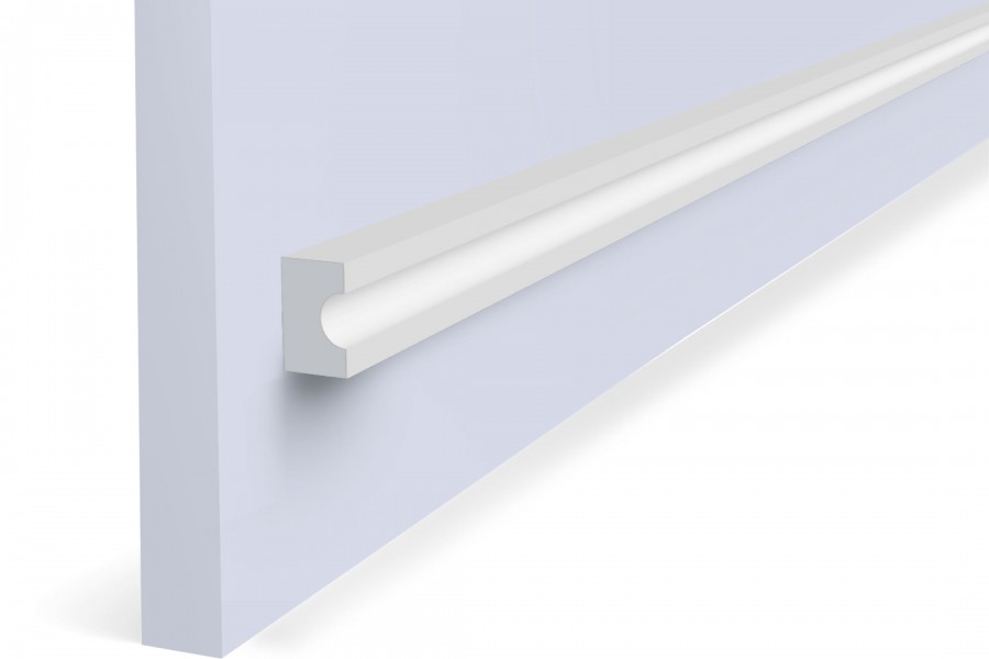 Молдинг из полистирола под покраску Hiwood P20 2700×20×12