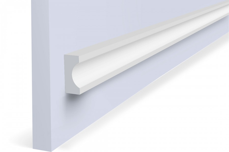 Молдинг из полистирола под покраску Hiwood P30 2700×30×12