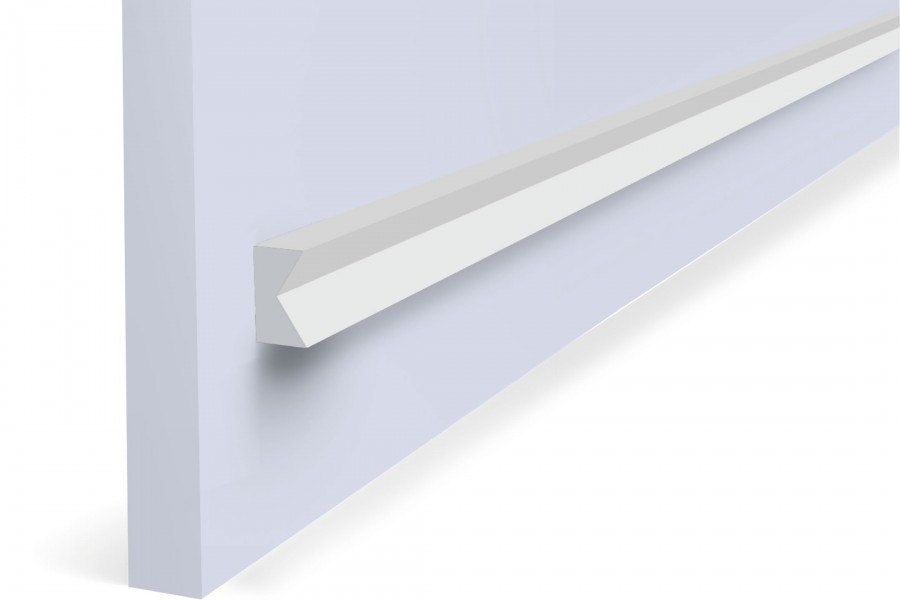 Молдинг из полистирола под покраску Hiwood TRV20 2700×20×12