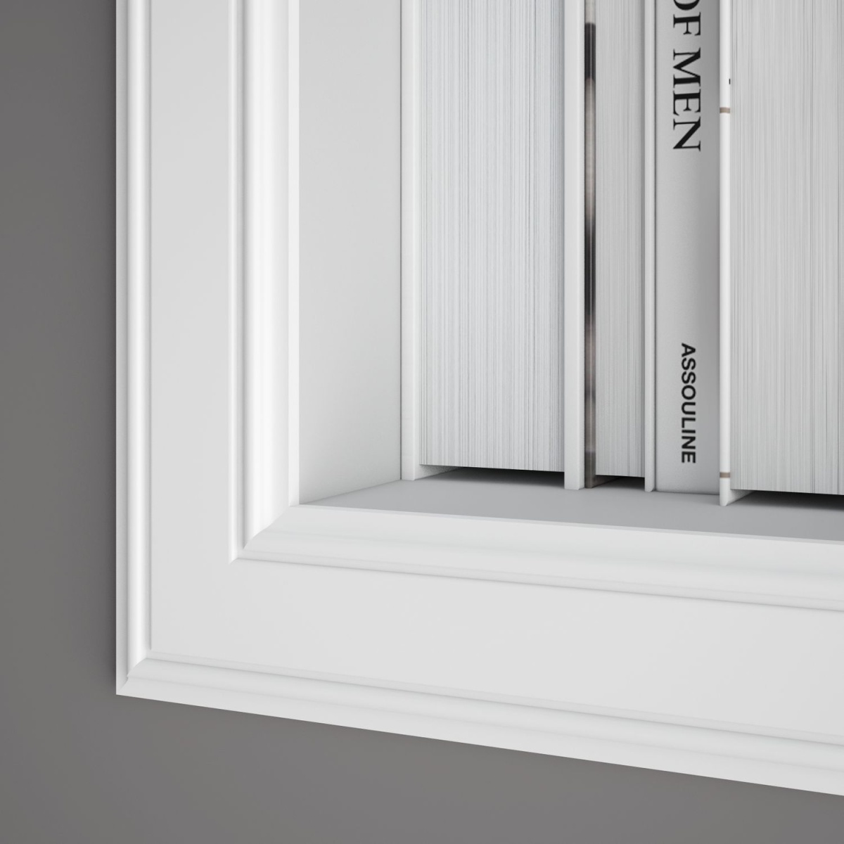 Молдинг ЛДФ под покраску Ultrawood U 031 i 2000×47×9 фото в интерьере