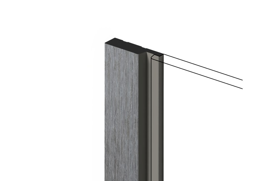 Финишный молдинг Hiwood LF124A GN68 2700×42×12